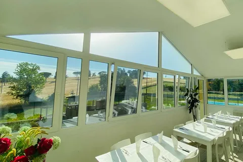 Sala da pranzo della struttura